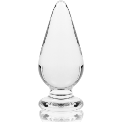 Gemme de Plaisir en verre borosilicate clair 11 cm, 0-5 cm NEBULA SERIES